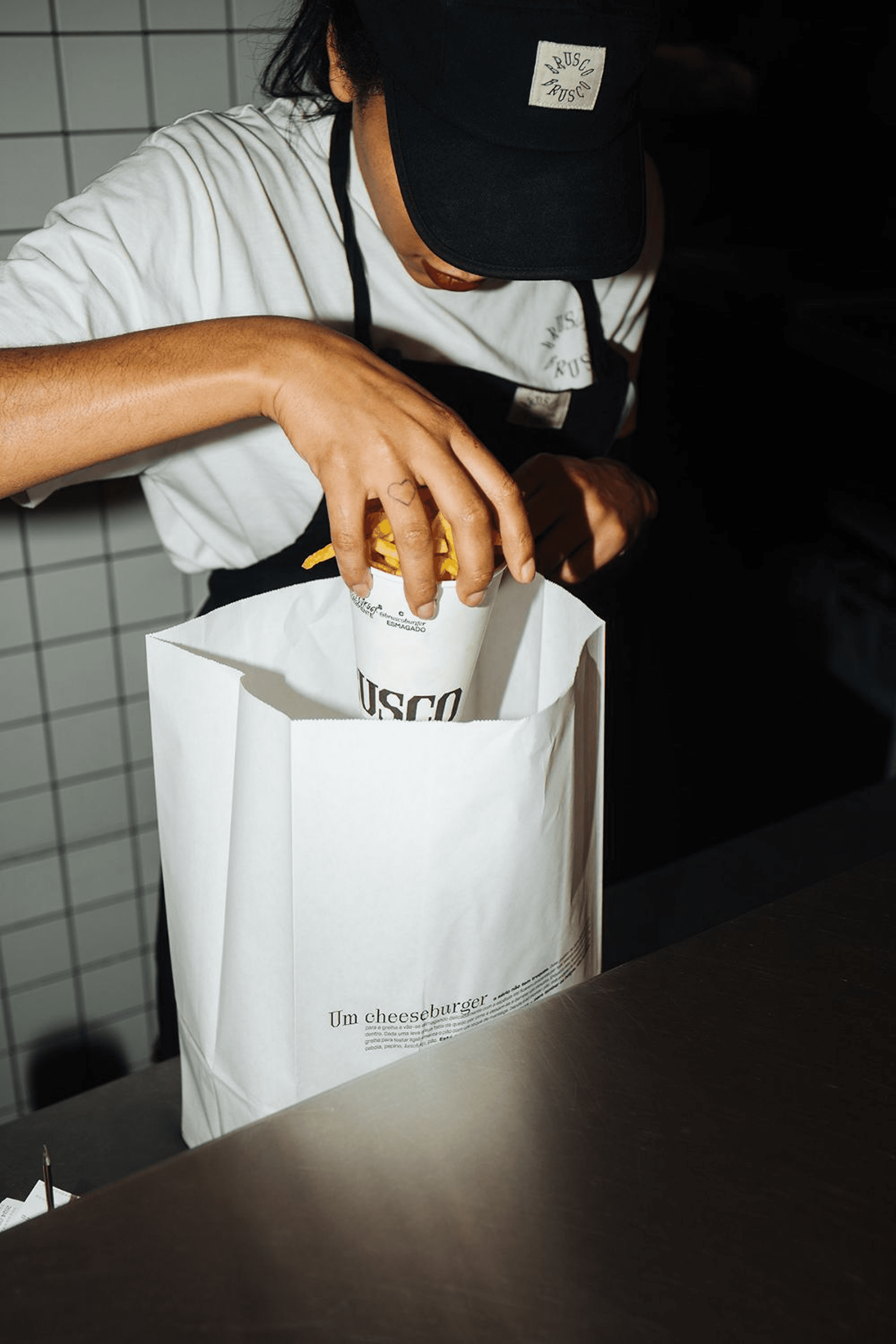 Preparación de pedido para llevar